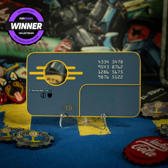 Actual product image Fanattik Fallout Replica Vault Security Keycard Limited Edition