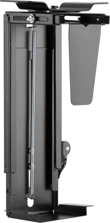 Actual product image Wiltec Under-desk Computer Holder Continuously Adjustable 360° Swivelling for PC Cases up to 10kg