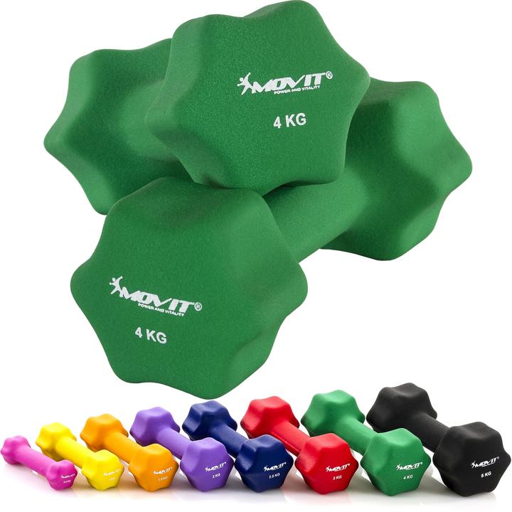 Immagine prodotto Movit Profi Neopren Hanteln 2er Set (2 x 4 kg)