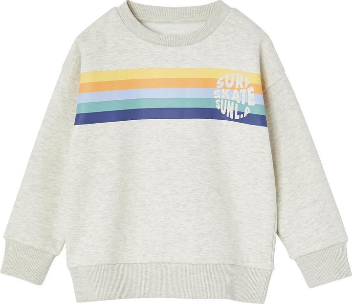 Vertbaudet Jungen Rundhals-Sweatshirt mit Recycling-Polyester
