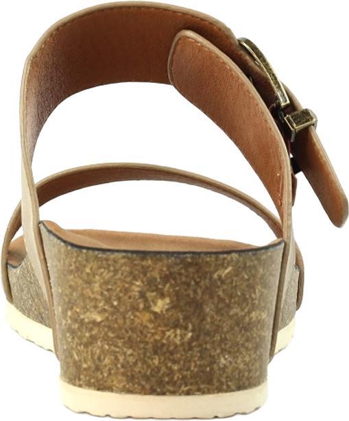 Actual product image Lunar Womens/Ladies Ripple Wedge Sandals (37)