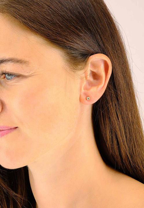 Image du produit Muau Boucles d'oreilles (750/18 K Or jaune)