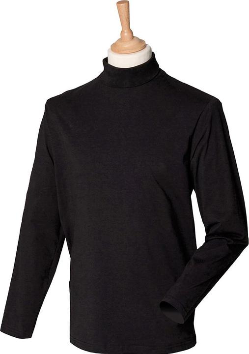 Actual product image Henbury Turtleneck Sweatshirt Long Sleeve High Cotton Content (102, 122)
