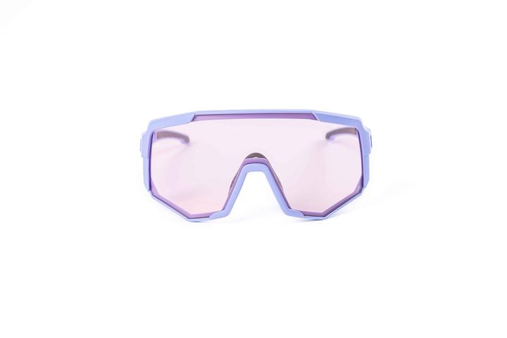 Actual product image Coast Optics Nita XL Sportbrille Alpen mit Pink Crystal und klarem Glas (Blue, Pink Crystal)