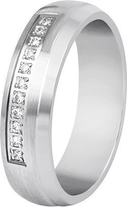Immagine prodotto Beneto Anello nuziale da donna in acciaio SPD03 - Circuito: 52 mm (52)
