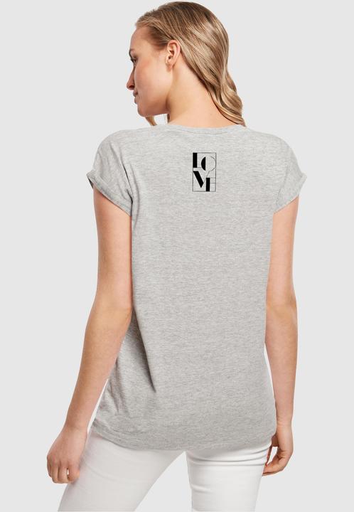 Actual product image Merchcode Ladies Love Extended Shoulder Tee - 113381 (XXL)