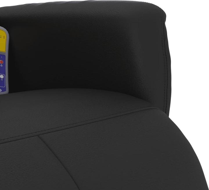 Produktbild VidaXL Massagesessel mit Fussteil Schwarz Kunstleder,Farbe