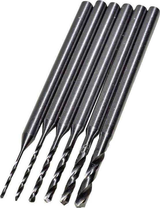 Actual product image RoNa HSS metal twist drill set 6t (1 mm, 0.8 mm, 1.3 mm, 1.5 mm, 2 mm, 0.6 mm)