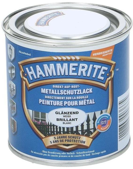 Produktbild Hammerite Metall-Schutzlack Hochglanz (250 ml, Weiss)