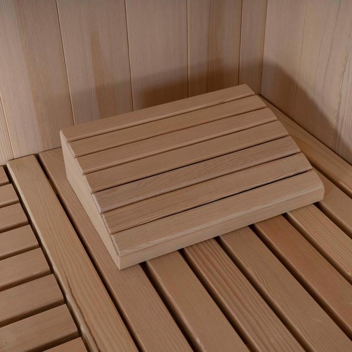 Produktbild Home Deluxe Indoor Sauna CASHEIM BIG XL - 200 x 200 cm für 6 Personen - Traditionelle Sauna mit Kunststeinwand m