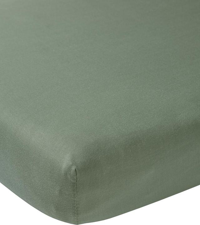 Actual product image Meyco jersey fitted sheet boxmatras 75x95 cm forest green (75 x 95 cm)