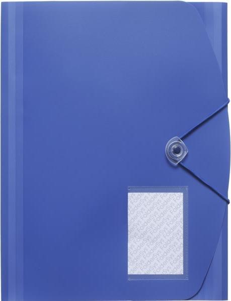 Productafbeelding Foldersys Map Jumbo A4 PP met elastische sluiting blauw (A4, 1 x)