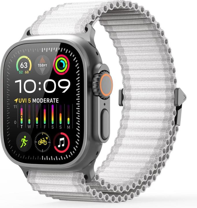Produktbild Dux Ducis Apple Watch 44/45/46/49mm - Nylon Stoff Ersatzarmband (44 mm, 45 mm, 42 mm, 49 mm, Nylon)