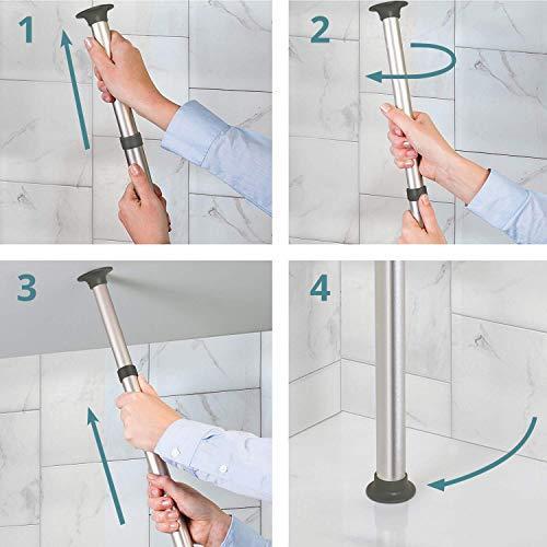 Actual product image Smartpeas Telescopic shower shelf