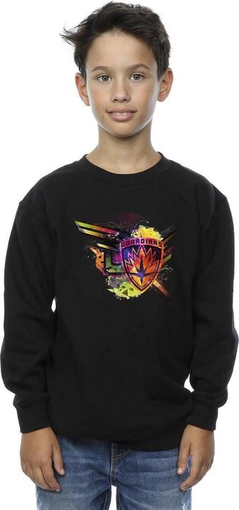 Produktbild Guardians Of The Galaxy Abstract Shield Chest Sweatshirt Jungen (140, 146)