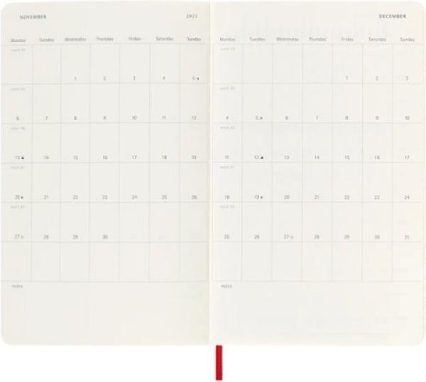 Produktbild Moleskine Notizkalender (A5, Englisch)