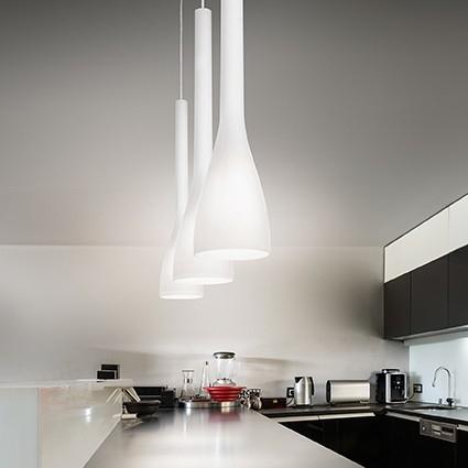 Image du produit Ideal lux FLUT suspension E14 ⌀105mm dimmable noir 035710 (E14)