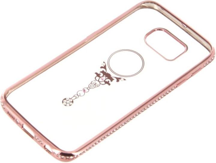 Produktbild OEM TPU Case Bling Beauty für Samsung S6 Edge - rose gold (Samsung Galaxy S6 Edge)
