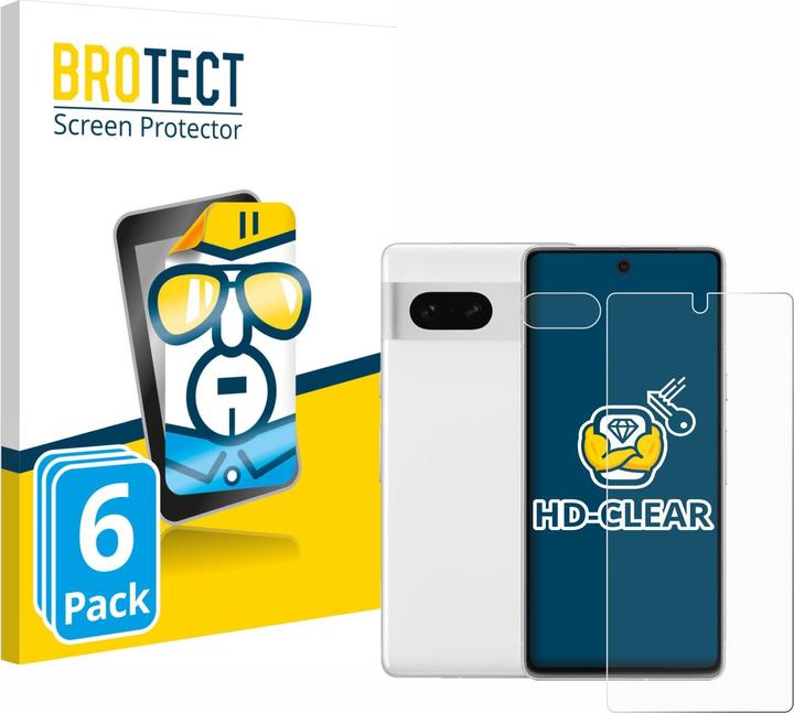 Actual product image BROTECT Screen Protector Clear (6 Piece, Google Pixel 7)