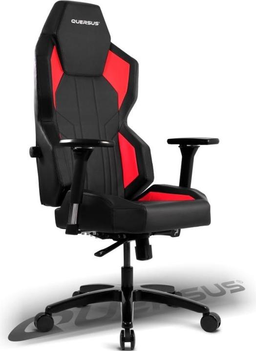Actual product image Quersus Gaming chair GEOS 702 Gaming Chair, Black-red