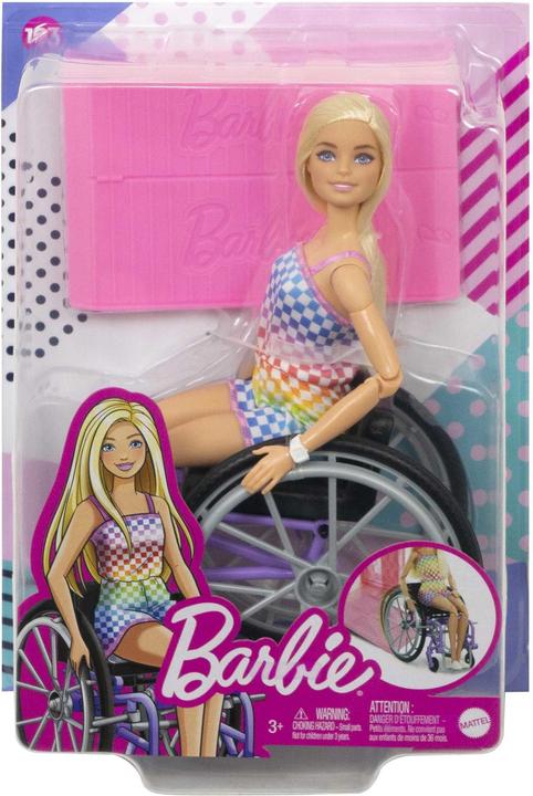 Actual product image Barbie Fashionistas + Wheelchair - Checkers