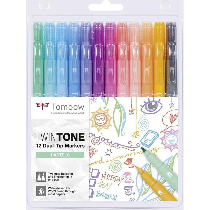 Produktbild Tombow TwinTone (Mehrfarbig, 12 x)
