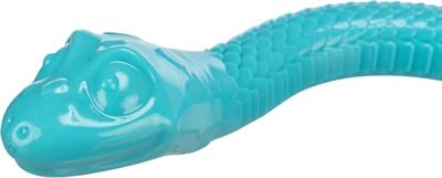 Actual product image Trixie Dog Toy Snack Snake, 59 cm, Petrol (Dog chew toy)