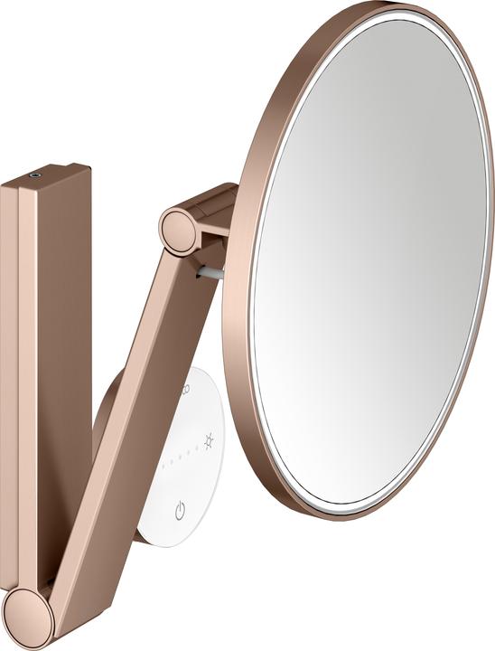 Brushed rose gold