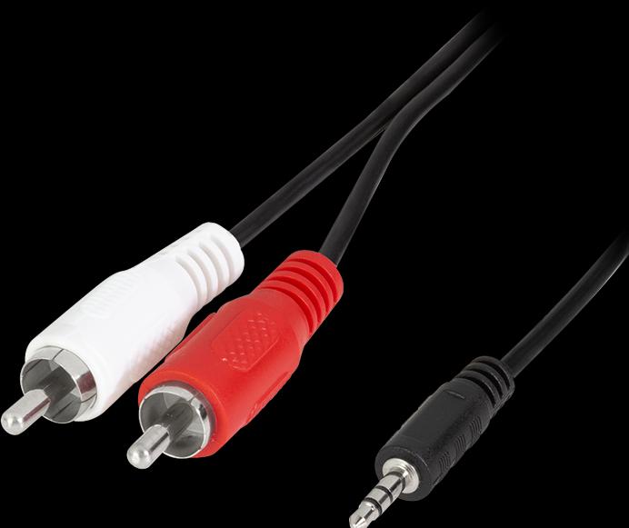 Actual product image LogiLink Connection cable (1.50 m, Cinch, 3.5mm jack (AUX))