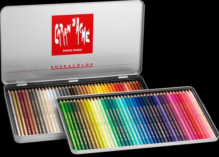 Produktbild Caran d'Ache Supracolor Aquarelle Metallschachtel (Mehrfarbig, 80 x)