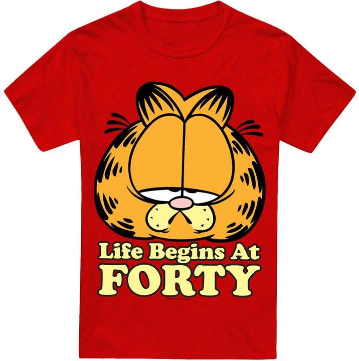 Image du produit Garfield - T-shirt LIFE BEGINS AT FORTY - Adulte (M)