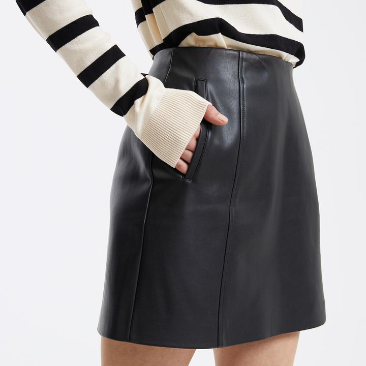 Produktbild La Redoute Collections Minirock aus Lederimitat (38)