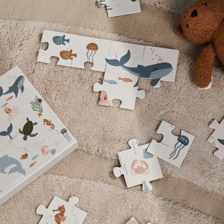 Image du produit Liewood Papier Collection : Puzzle Jimmy Sea Creature (35 pièces)