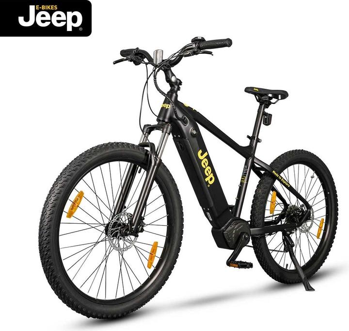 Image du produit Jeep Mountain E-Bike MHM 7010, 27,5", dérailleur Shimano 9 vitesses, black (48 cm)