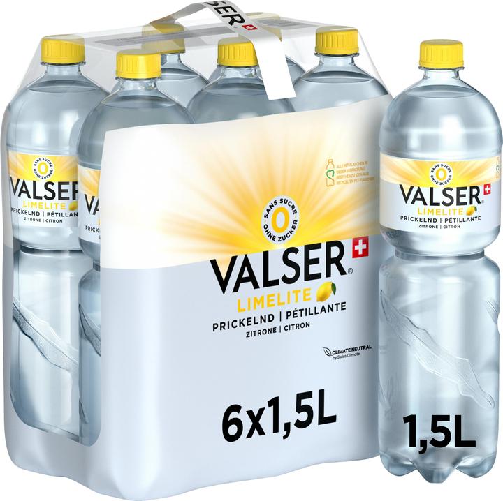 Image du produit Valser Citron pétillant (6 x 150 cl)