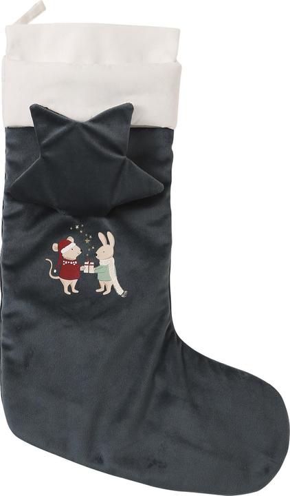 Produktbild Vertbaudet Samt-Weihnachtsstrumpf Maus und Hase
