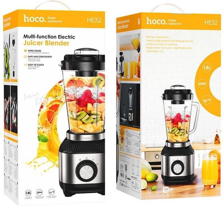 Immagine prodotto Hoco Other electric juicer blender 1,8L HE32 black (600 W)