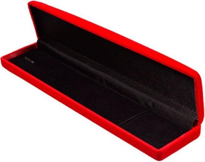 Produktbild Hermex Schmuckbox Geschenkeschatel Armbandbox Halsketteschachtel - Rot