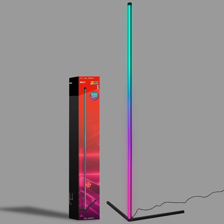 Produktbild Briloner RGB IC LED Stehleuchte, schwarz, 81xRGB-LED