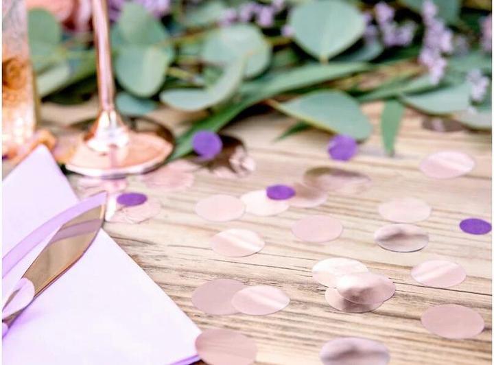 Produktbild Partydeco Streudeko Tischkonfetti Roségold