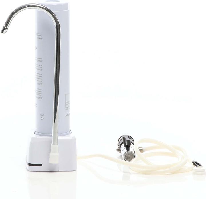 Actual product image Naturewater NW-1-CTO Activated Carbon Block with Water Tap, Desktop Filtering Device with Water Cock