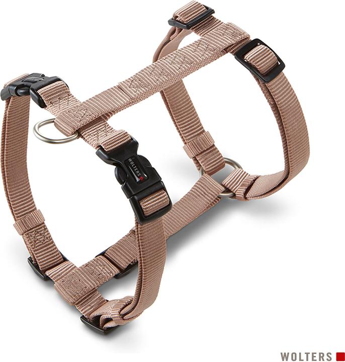 Image du produit Wolters Harnais professionnel pour carlin & Co. Size M 40-55 cm x 1,5 cm champagne (M, Chien, Sport canin)