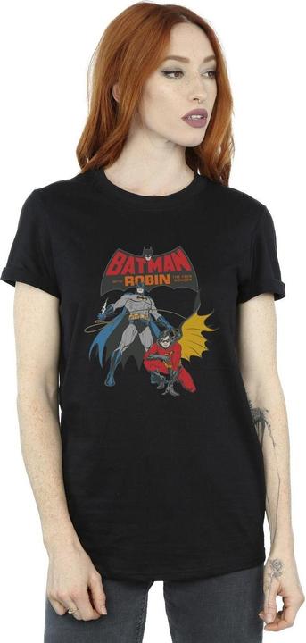 Image du produit Femme/Les femmes Batman et Robin - T-shirt boyfriend en coton (XXL)