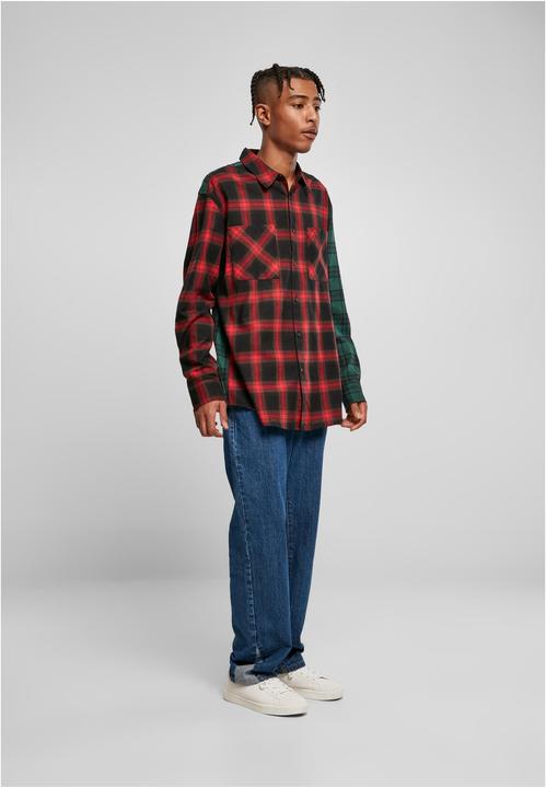 Produktbild Urban Classics Oversized Mix Check Shirt - 17008 (XL)
