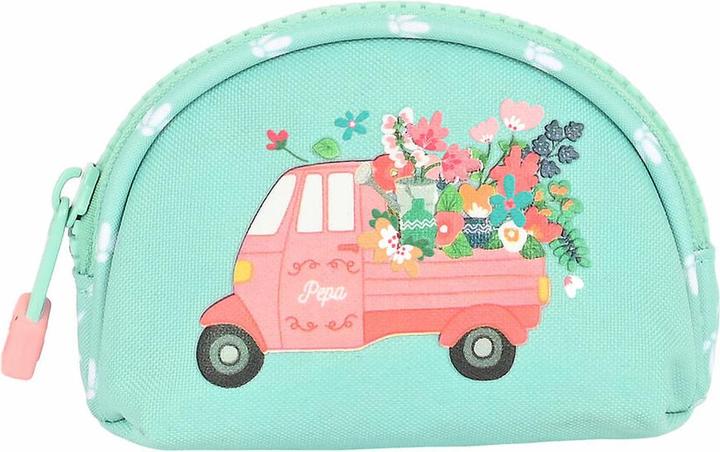 Safta Pepa wallet green (9.5 x 7 x 3 cm)