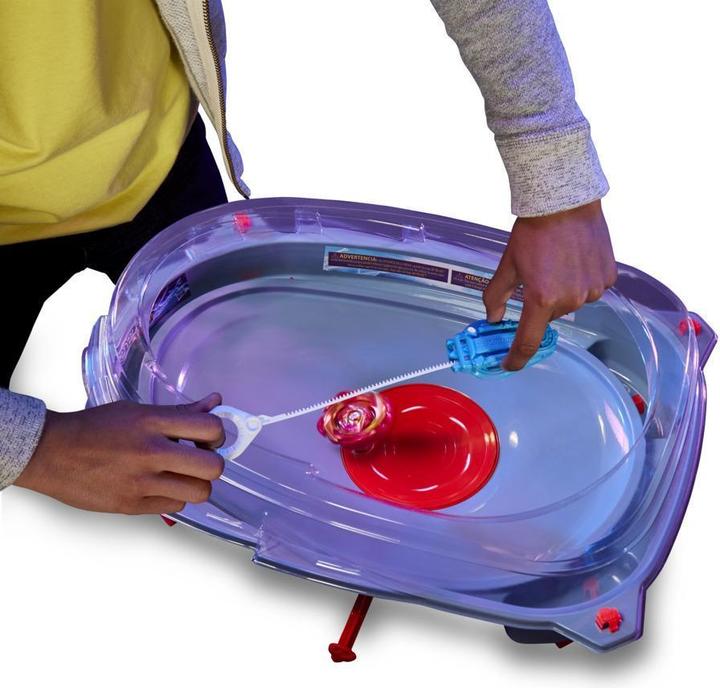 Actual product image Hasbro Beyblade Burst Surge Speedstorm Motor Strike Battle Set