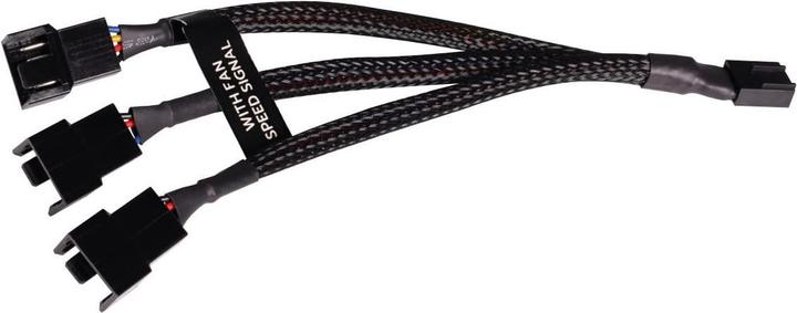 Immagine prodotto Alphacool LK Sdoppiatore a Y da 4 pin a 3x 4 pin PWM 15cm (1 x)