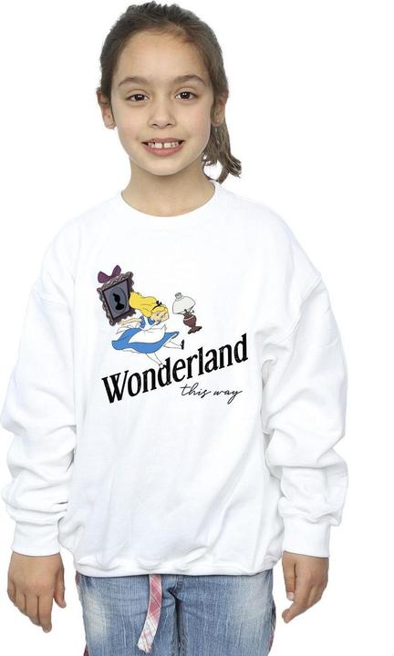 Produktbild Disney Alice In Wonderland This Way Sweatshirt Mädchen (140, 146)