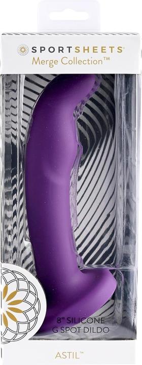 Image du produit Sportsheets Merge Collection - Astil - Godemiché G-Spot 8" en silicone solide