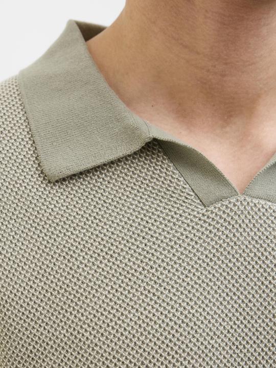 Produktbild Jack & Jones Jprcceaston Knit Split Neck Ss Sn (XXL)